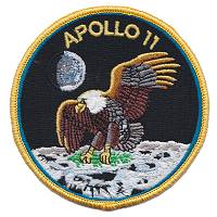 Apollo 11 crew patch replica