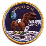 Lion Brothers 3 inch speciality Apollo 11 patches
