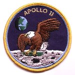 Lion Brothers 3 and a half inch Apollo 11 patch