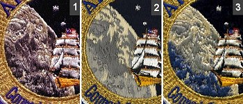 Variants of the Apollo 12 quarantine crew patch
