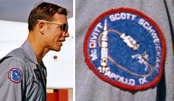 Apollo 9 patch worn by Dave Scott