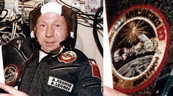 Patches worn by Russian ASTP crew