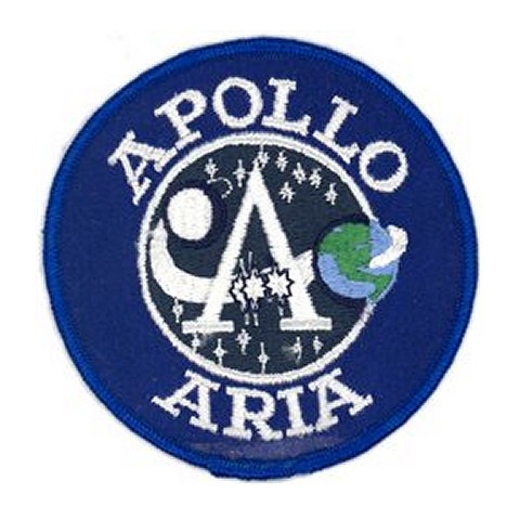 NASA Apollo Moon Landing Program Embroidered Patch 3"/75 mm dia. approx 