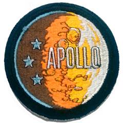 Apollo Project moonscape 4 inch patch