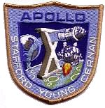Lion Brothers plastic backed Apollo 10 patch