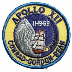 Flint Model Supply 3 inch Apollo 12 patch