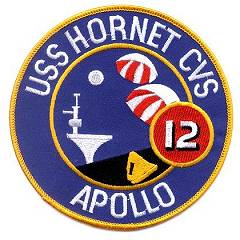 Apollo 12 recovery patch replica