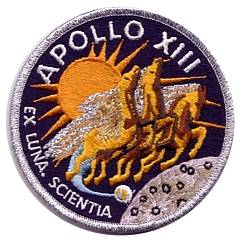 Lion Brothers plastic backed Apollo 13 patch