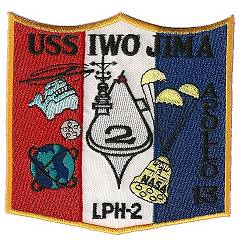 Apollo 13 recovery patch replica