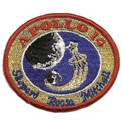 Cape Kennedy Medals 3 inch Apollo 14 patch