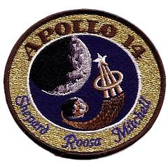 Lion Brothers plastic backed Apollo 14 patch