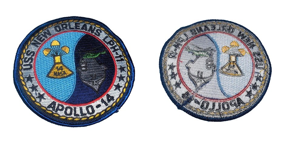 Skylab 2 USS New Orleans LPH-11 NASA US Navy space recovery force ship patch 
