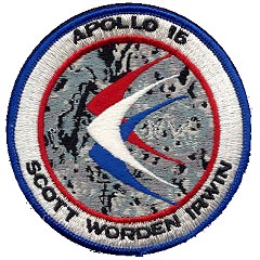Apollo 15 silver XV crew patch