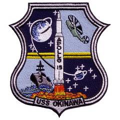 Apollo 15 recovery patch modern replica