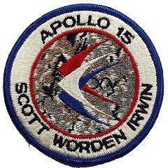 Apollo 15 3 and a half inch patch