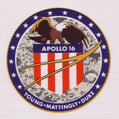 Apollo 16 beta cloth patch