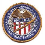 Dallas Cap & Emblem 3 inch Apollo 16 patch