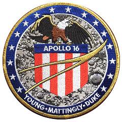 Apollo 16 modern crew patch