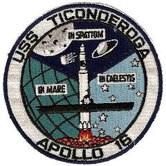 Apollo 16 recovery patch