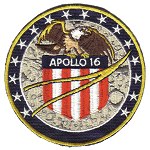 Apollo 16 oversize patch