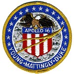 Apollo 16 AS16UNK3 patch