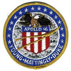 Apollo 16 AS16UNK3 patch