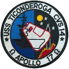 Apollo 17 recovery patch