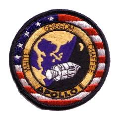 Apollo 1 3 A-B Emblem 3 inch patch