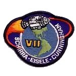 Lion Brothers plastic backed Apollo 7 patch
