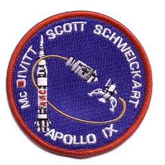 Apollo 9 replica crew patch