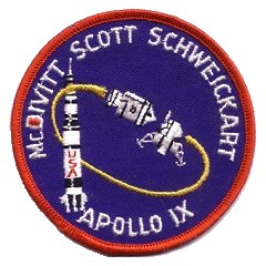 Apollo 9 crew souvenir patch