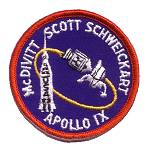 Apollo 9 3 inch souvenir patch