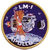 LM-1 APOLLO-5 replica patch