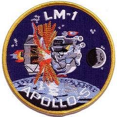 LM-1 / APOLLO-5 replica patch