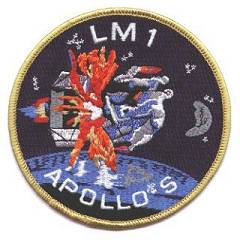 Grumman LM-1 APOLLO-5 Randy Hunt replica patch