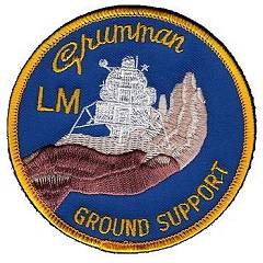 Grumman LM Ground Support patch replica