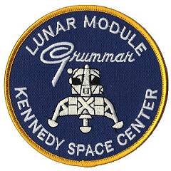 Grumman Lunar Module KSC patch replica