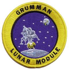 Grumman Lunar Module insignia Crew Patches replica