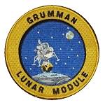 Grumman Lunar Module patch likely replica