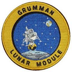 Grumman Lunar Module patch likely replica