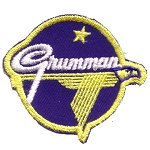 Grumman logo patch variant 1