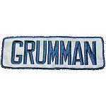 Grumman text back patch