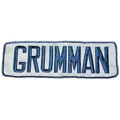 Grumman text back patch
