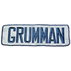 Grumman text back patch