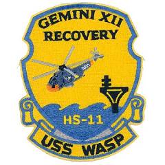 Gemini 12 recovery patch Randy Hunt replica