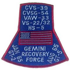 Gemini 2/5 recovery force Randy Hunt replica patch