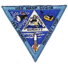 USS Wasp Gemini recovery patch