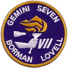 Crew Patches Gemini 7 crew souvenir patch replica