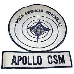 North American Aviation Apollo CSM patch