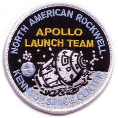 North American Rockwell Apollo Launch Team KSC replica patch